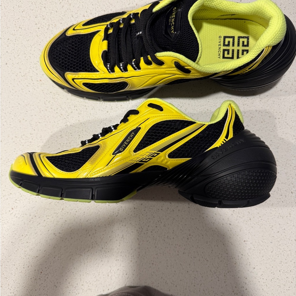 Givenchy Black and Yellow Sneakers